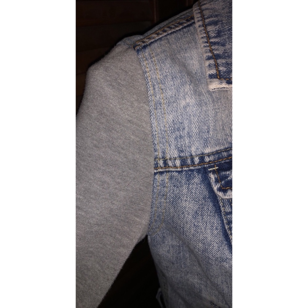 Sweatshirt/Jean Jacket - Picture 3 of 5